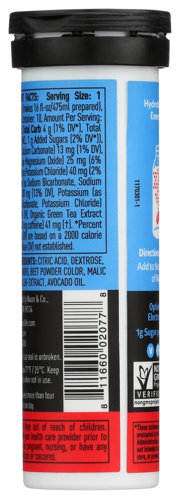 Nuun Energy Cherry Limeade, arôme fruité offrant une hydratation agréable.