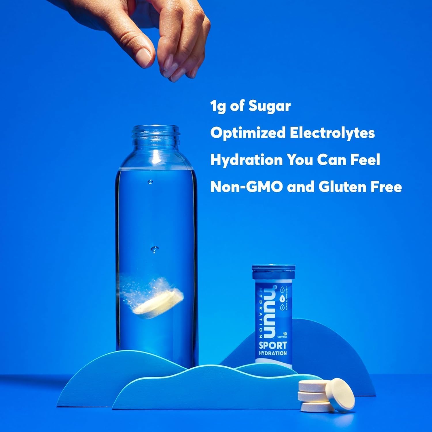 Nuun Hydration Active bouteille sport, boisson isotonique prête à l'emploi.