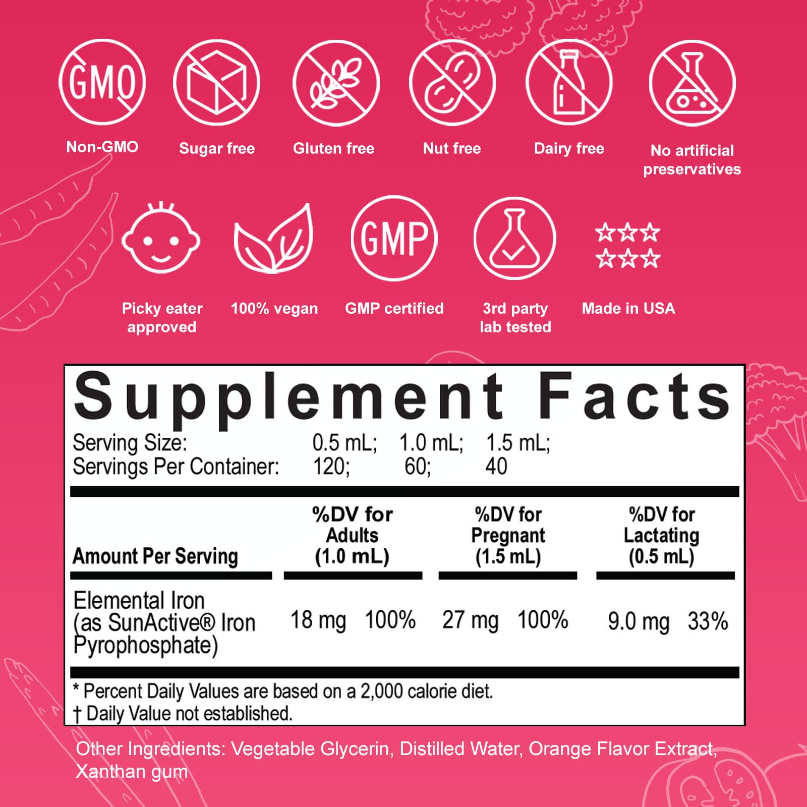 Gouttes fer liposomales avec absorption améliorée et tolérance digestive.