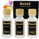 Nuveé 24K Magic: bouteille de 20 ml, diffusion longue durée pour une ambiance luxueuse.