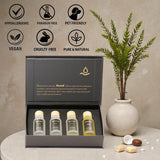 Nuveé boîte cadeau huiles essentielles 20 ml: idée cadeau raffinée prête à offrir.
