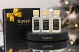 Nuveé Coffret cadeau: présentation soignée pour offrir bien-être et style.