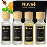 Nuveé ensemble huiles essentielles 20 ml: diffusion élégante et durable dans la maison.