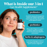 Nuven Naturals Gut Health - Adaptogènes pour un bien-être digestif potentiel