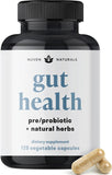 Nuven Naturals Gut Health - Bouteille Probiotiques, soutien quotidien à la flore intestinale