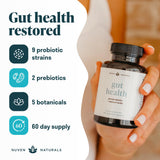 Nuven Naturals Gut Health - Mélange d’herbes pour le confort digestif