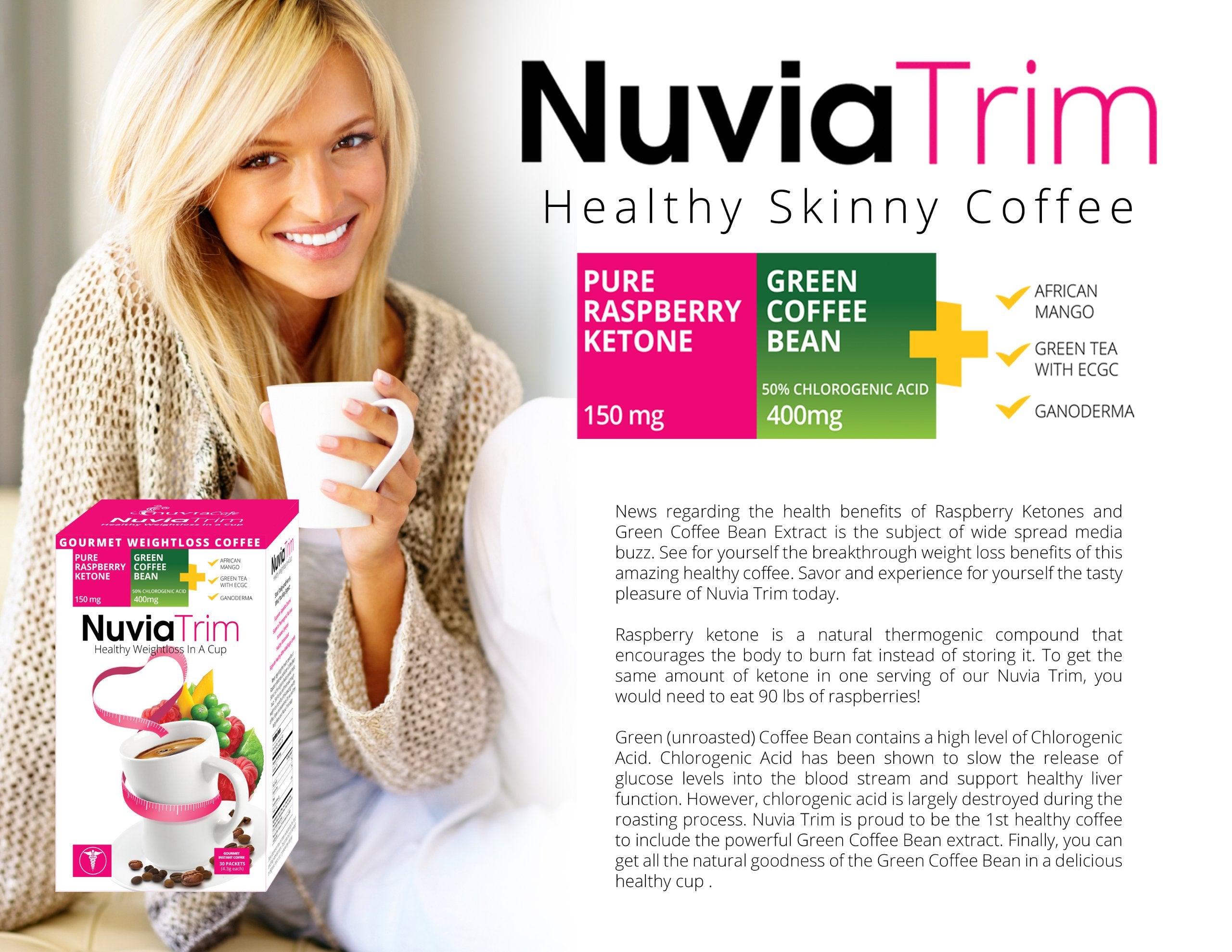 Nuvia Trim: café glacé prêt à l'emploi avec lait végétal.