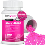 NUVICARE – comprimés roses, diphénhydramine 25 mg pour le soulagement.