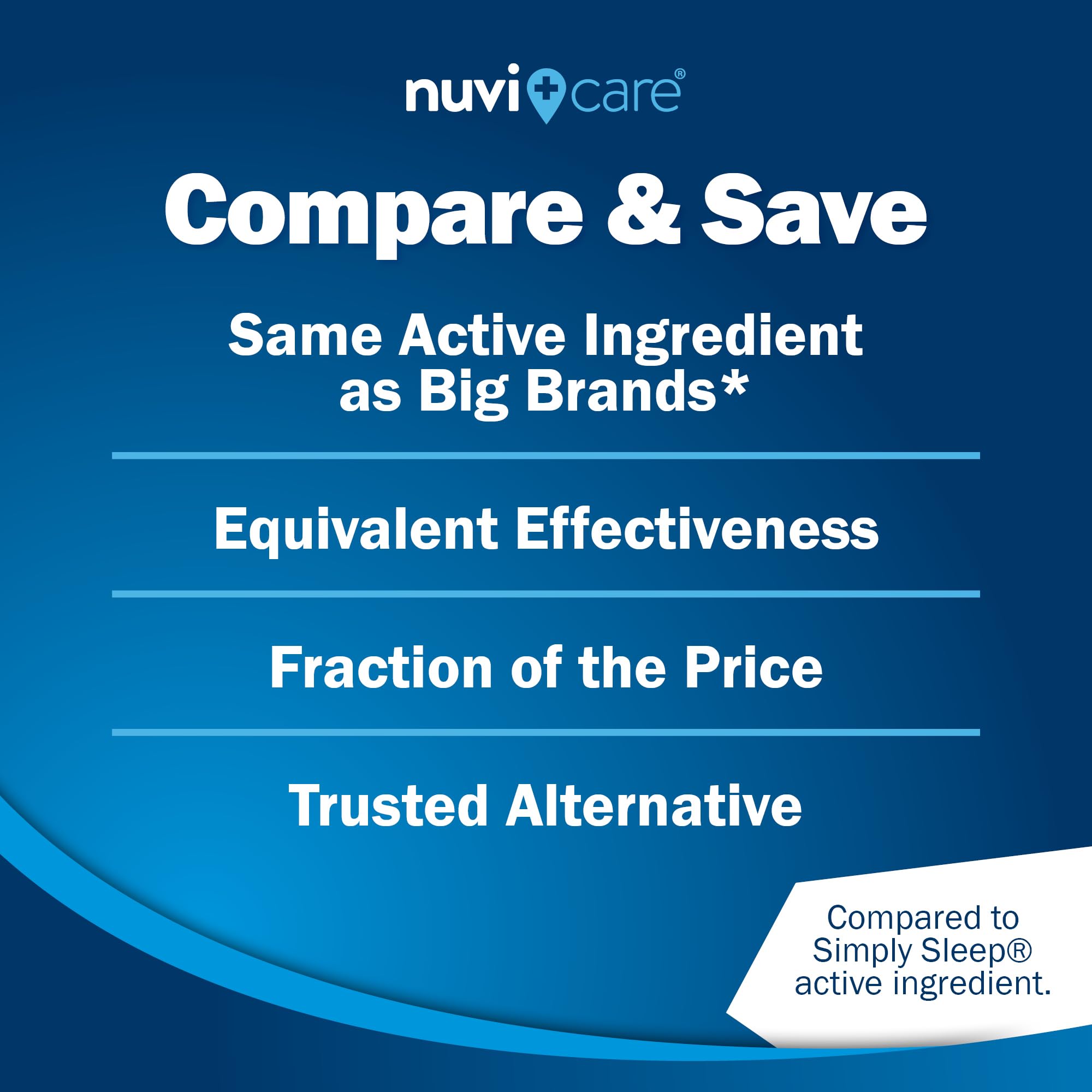NUVICARE caplets insomnie occasionnelle - solution simple pour s’endormir plus facilement.