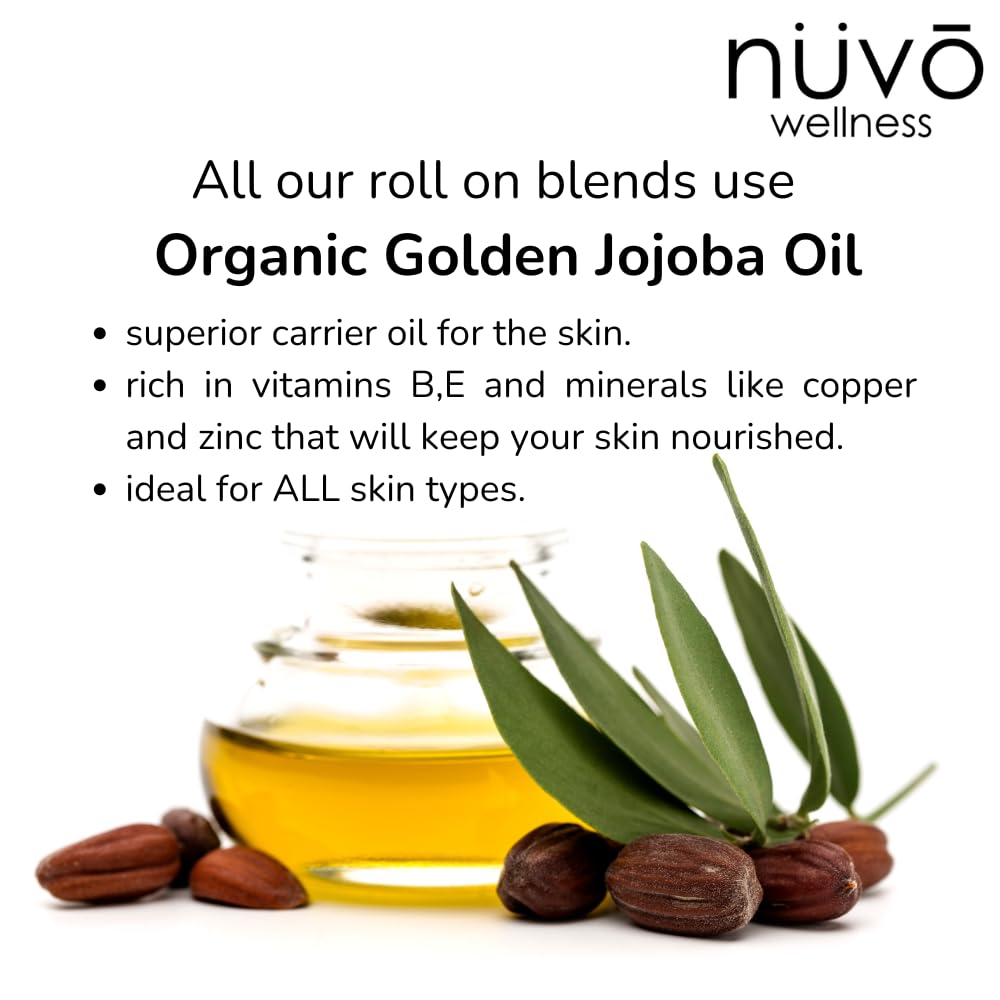  NUVO WELLNESS Vertigo Relief mélange huiles essentielles : sans additifs artificiels.