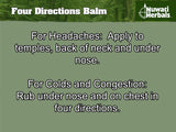 Nuwati Herbals Baume Quatre Directions Massage Nuque pour confort et détente
