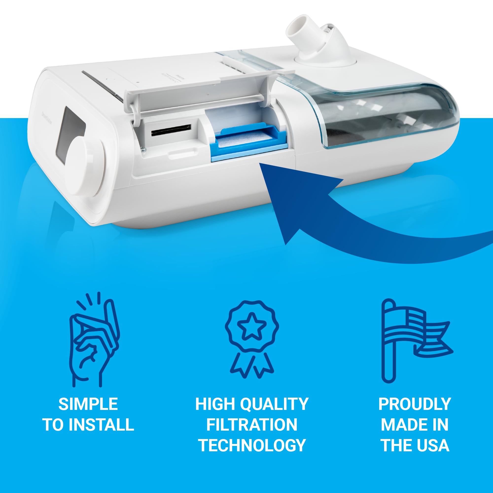Filtration ultrafine, DreamStation 1, 18 pièces pour améliorer la qualité de l'air.