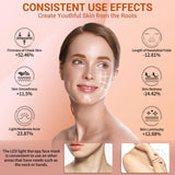 NVBOTY masque visage LED, cycle 4 modes pour options de traitement variées.