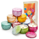 Bougies NVGCX ensemble art floral : ambiance chic et festive pour salon