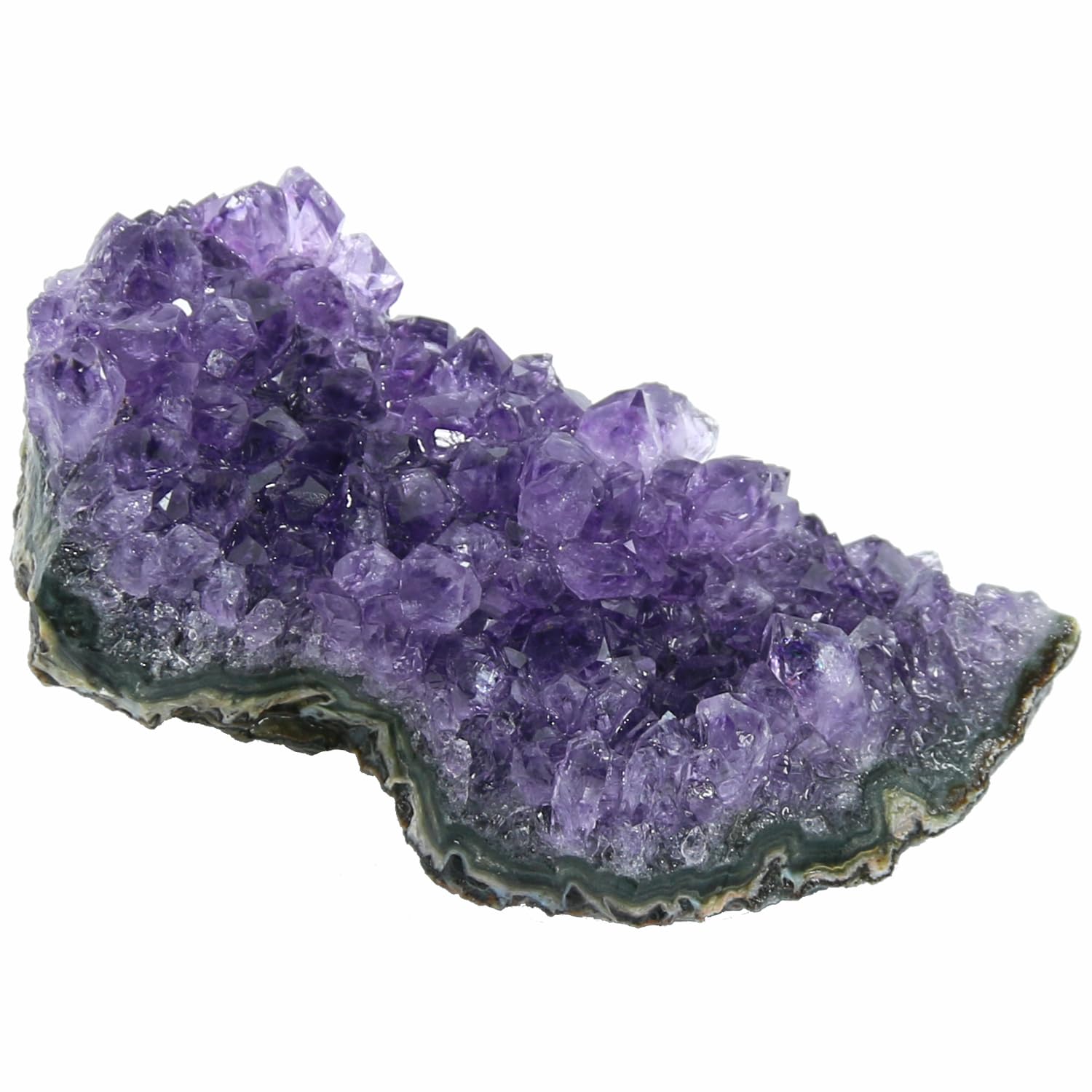 Nvzi améthyste galet violet: pierre unique pour méditation et calme.