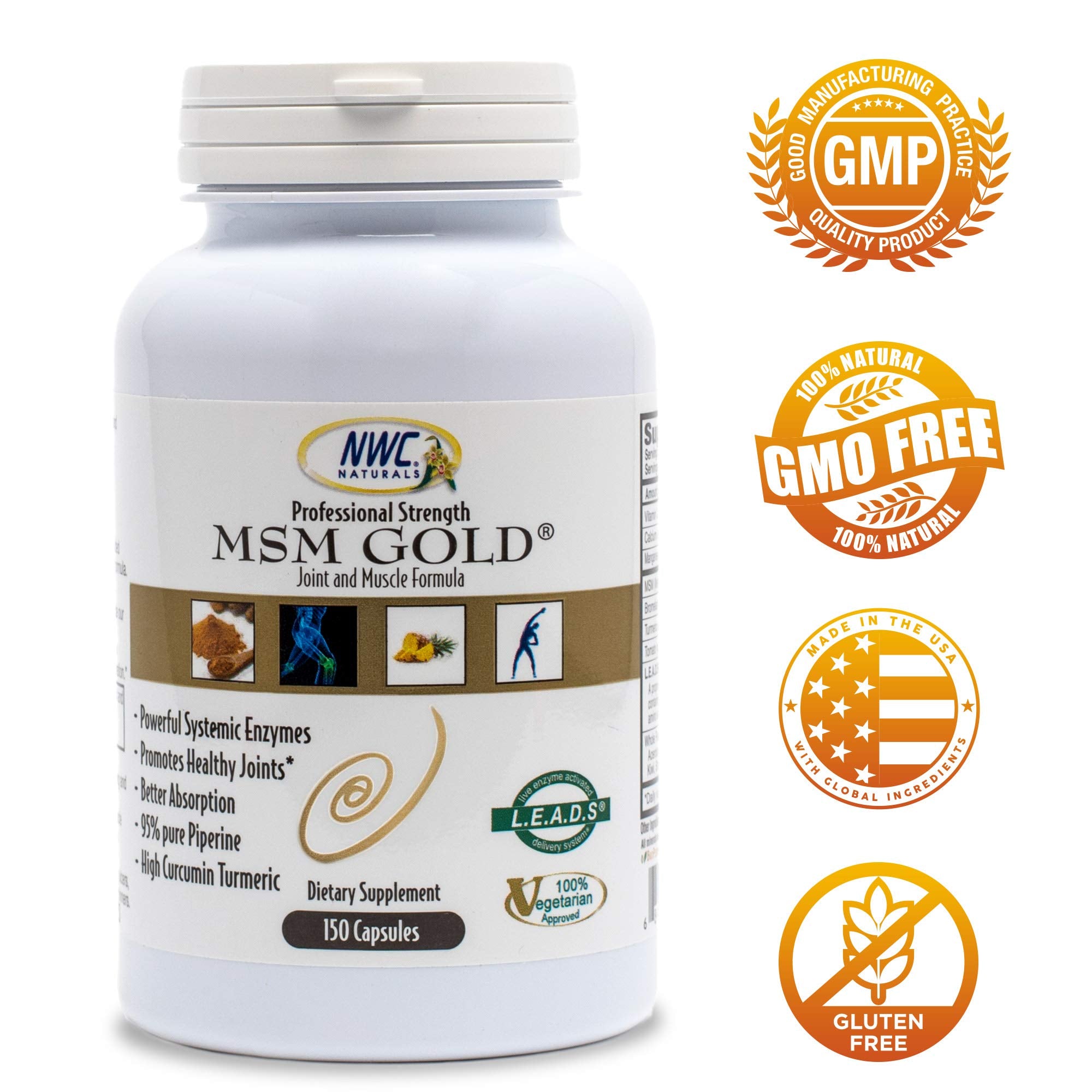 Pack deux NWC Naturals MSM Gold pour routine pratique et économique
