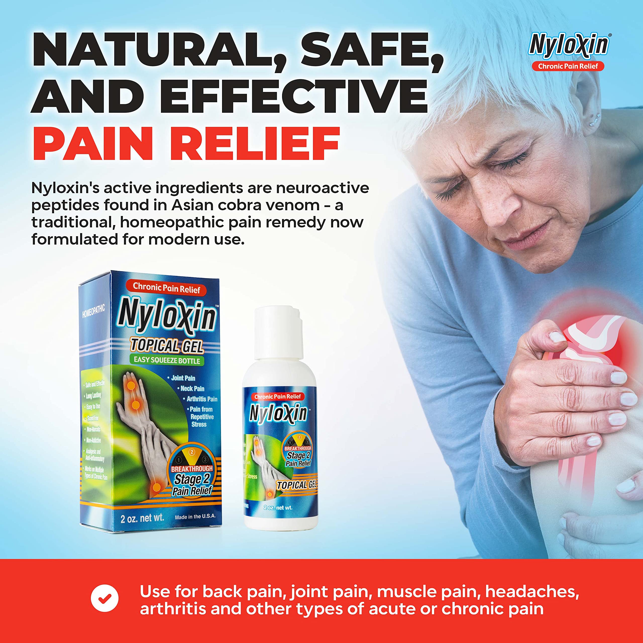 Nyloxin gel application dos soulagement potentiel et confort