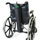 NYOrtho: support cylindre oxygène pour fauteuil roulant, sécurité et confort lors des trajets.