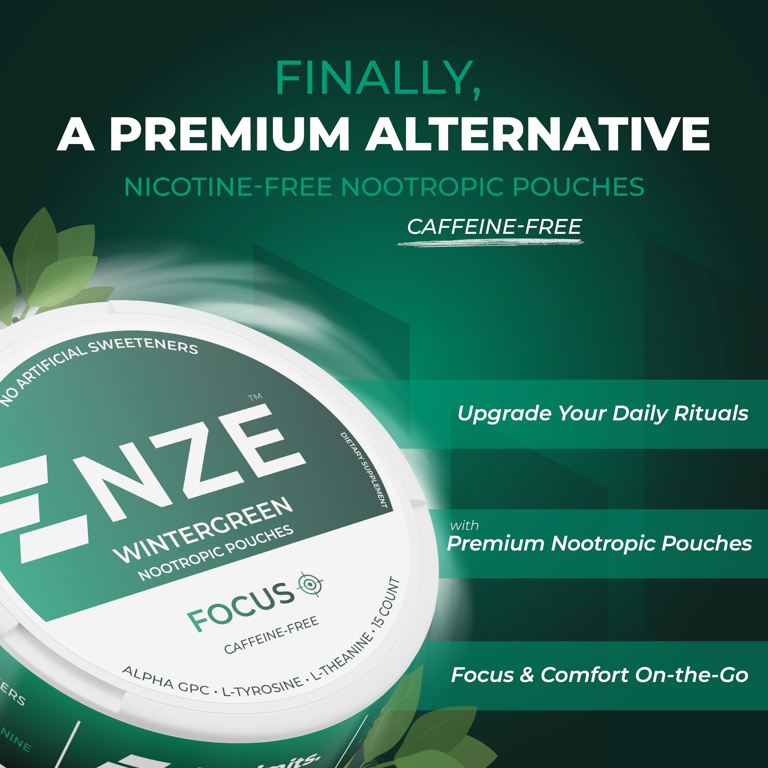 Poche NZE Focus avec Alpha GPC pour une absorption rapide