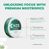 Poche NZE Focus L-Theanine pour clarté mentale douce