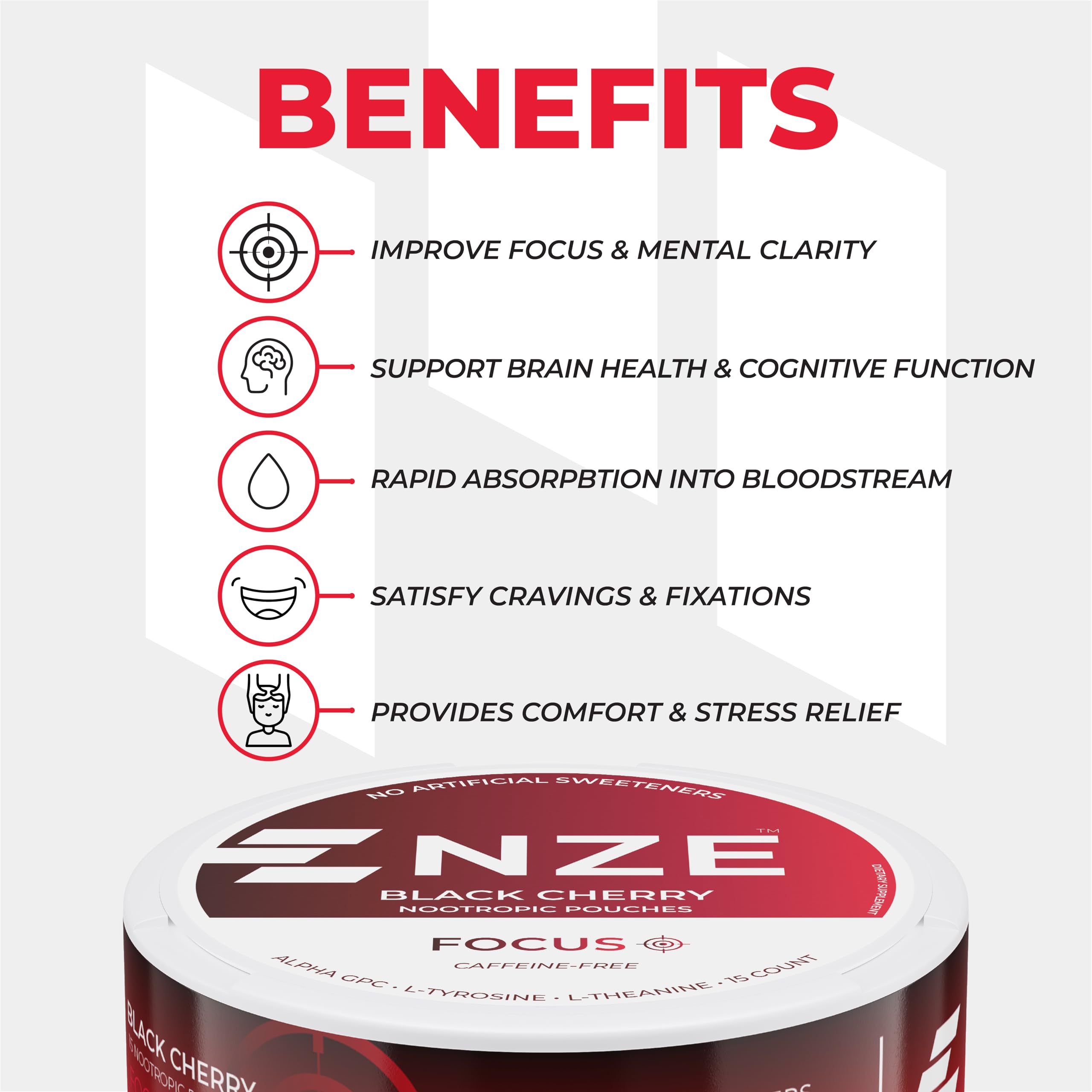 NZE Focus sans sucre ni édulcorants artificiels, option plus légère