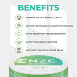 NZE sachets menthe absorption rapide buccale.