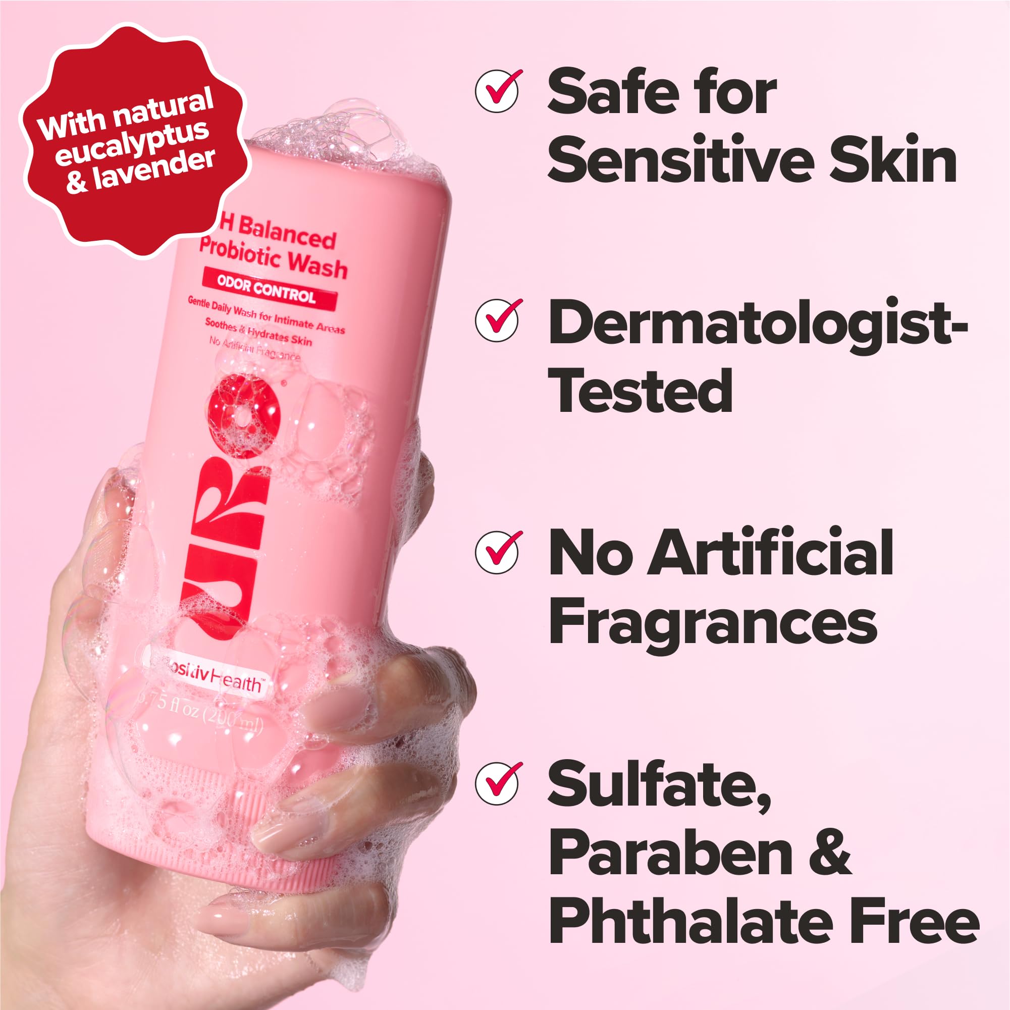 O Positiv URO: mousse douce prête à l’application dans la douche.