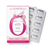 O-Shot Probiotique Vegan pour femmes: bouteille montrée, soutien possible à l'équilibre du pH intime