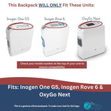 O2TOTES sac à dos OxyGo Next avec ventilation en mesh pour rester au frais