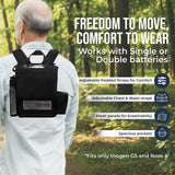O2TOTES sac à dos support cannule maintient l’emplacement
