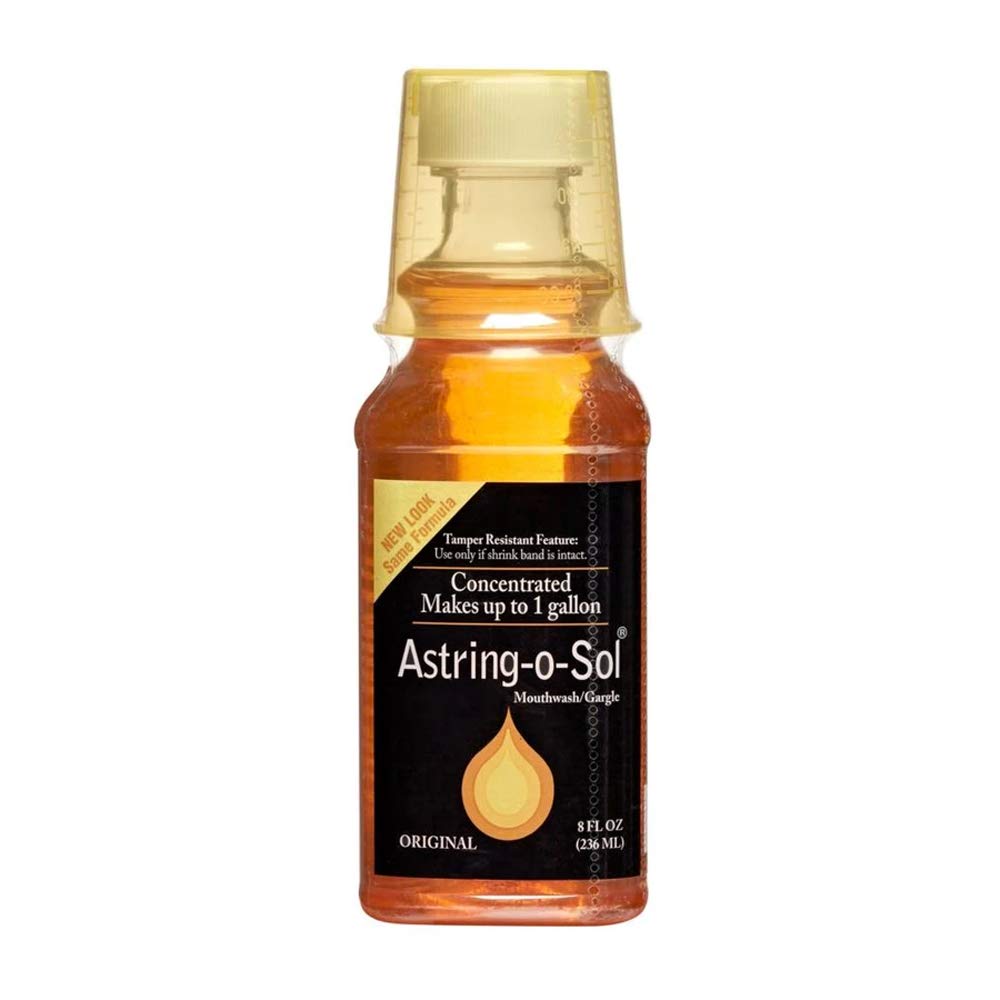 Oakhurst Co Astring-O-Sol Bain de bouche concentré original, rafraîchissant et apaisant pour la gorge.