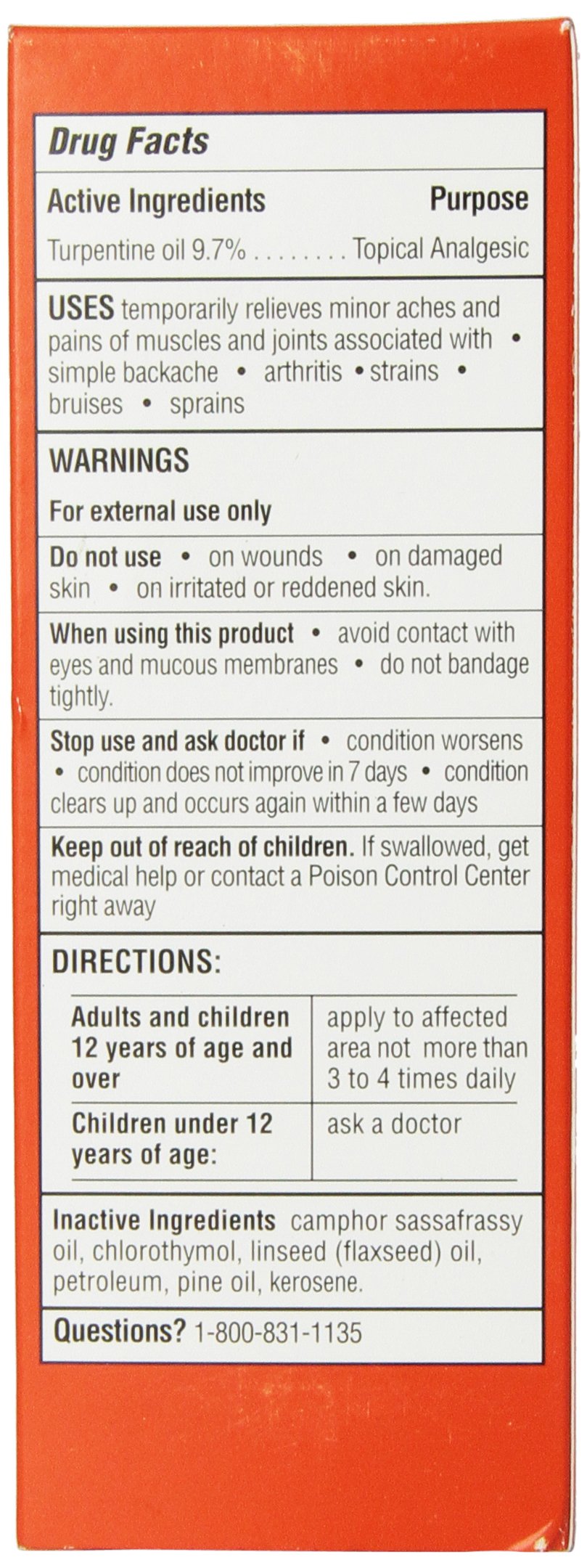 Oakhurst Liniment – application ciblée pour muscles endoloris après l'effort.