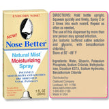 Application brume Nose Better pour soulager la sécheresse nasale