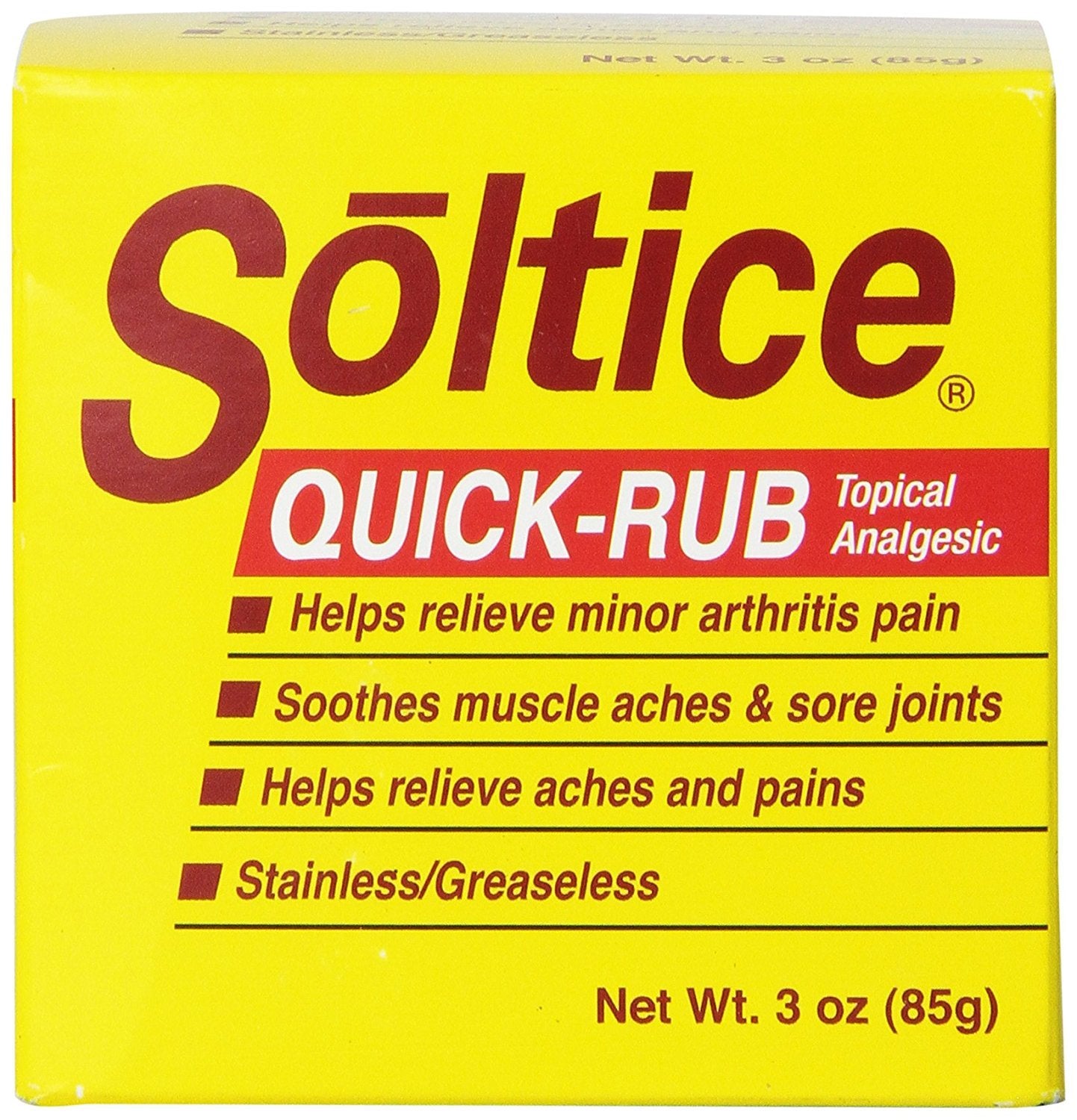 Oakhurst Soltice Topique, tube 3 oz, soulagement potentiel des douleurs musculaires.