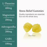 Oasis Force L-Theanine Gummies – bouchées citronnées sans caféine pour une détente légère.