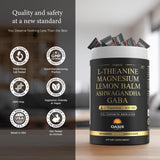 Oasis Force L-Theanine Gummies – sans édulcorants artificiels et sans sucre ajouté.