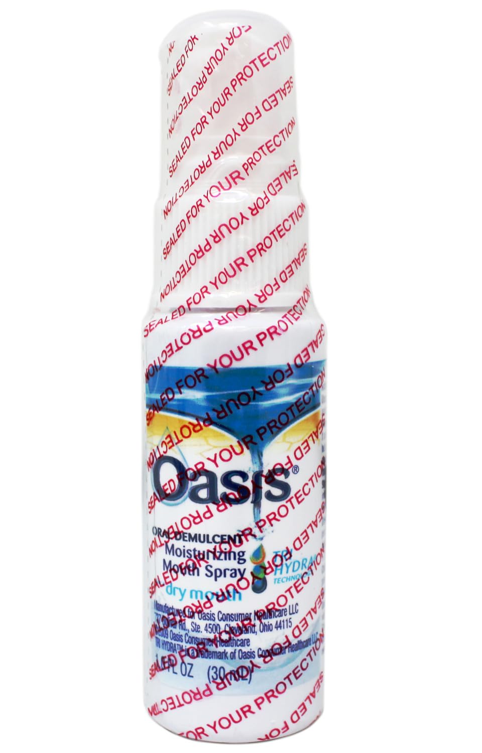 Oasis formule sans alcool adaptée aux bouches sensibles.