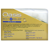 Oasis OM8000 masque yeux utilisation froide pour réduction d’inflammation