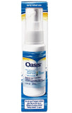 Oasis spray hydratant menthe légère pour une fraîcheur durable.