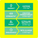 Verre de préparation Oath Nutrition Pre-Workout Melonade Stand, idéal pour une boisson prête à l’emploi