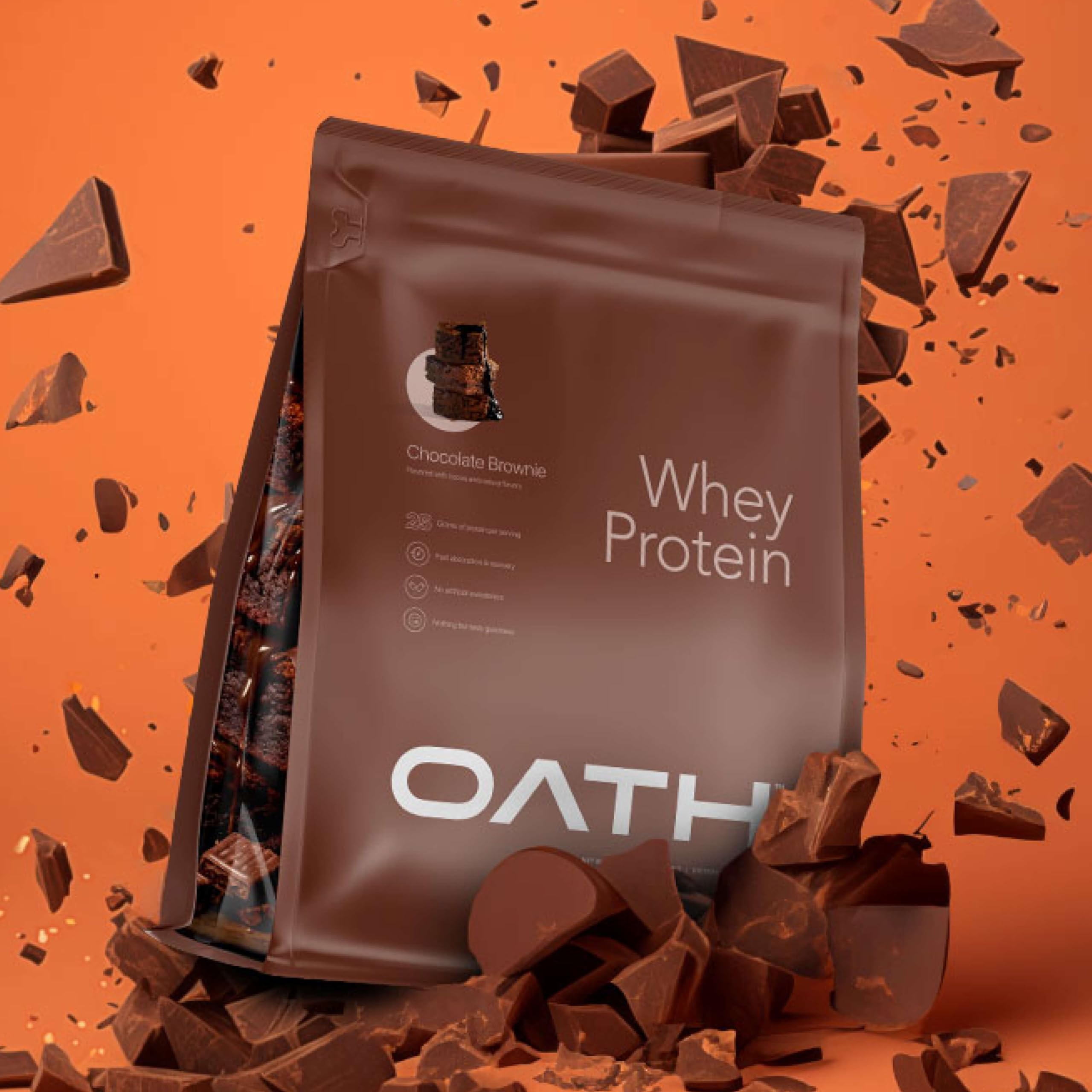 Oath Nutrition Whey Protein gobelet-melangeur, mélange rapide et sans grumeaux.