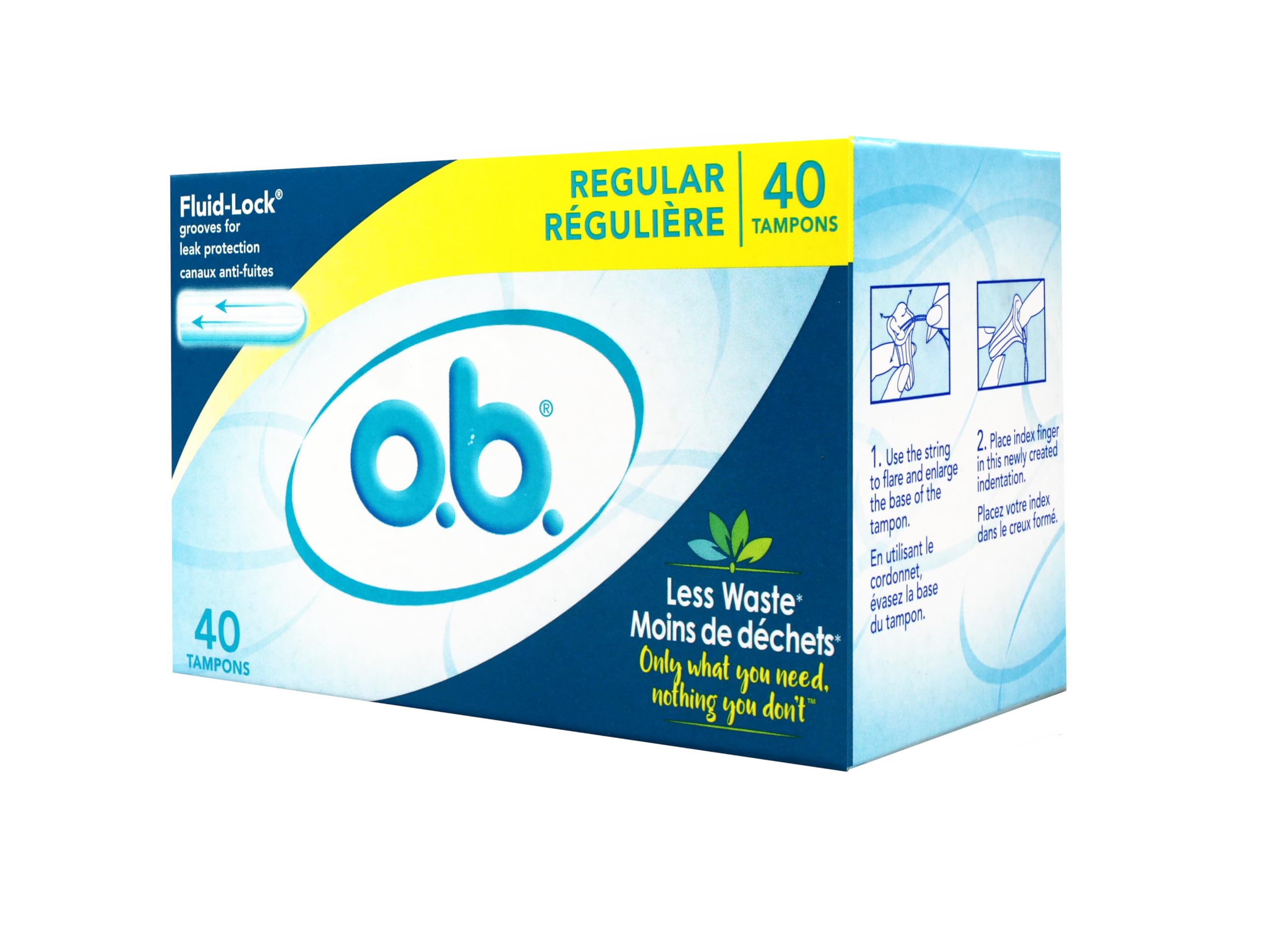 Expansion tout autour pour un ajustement personnalisé avec o.b. Pro Comfort.