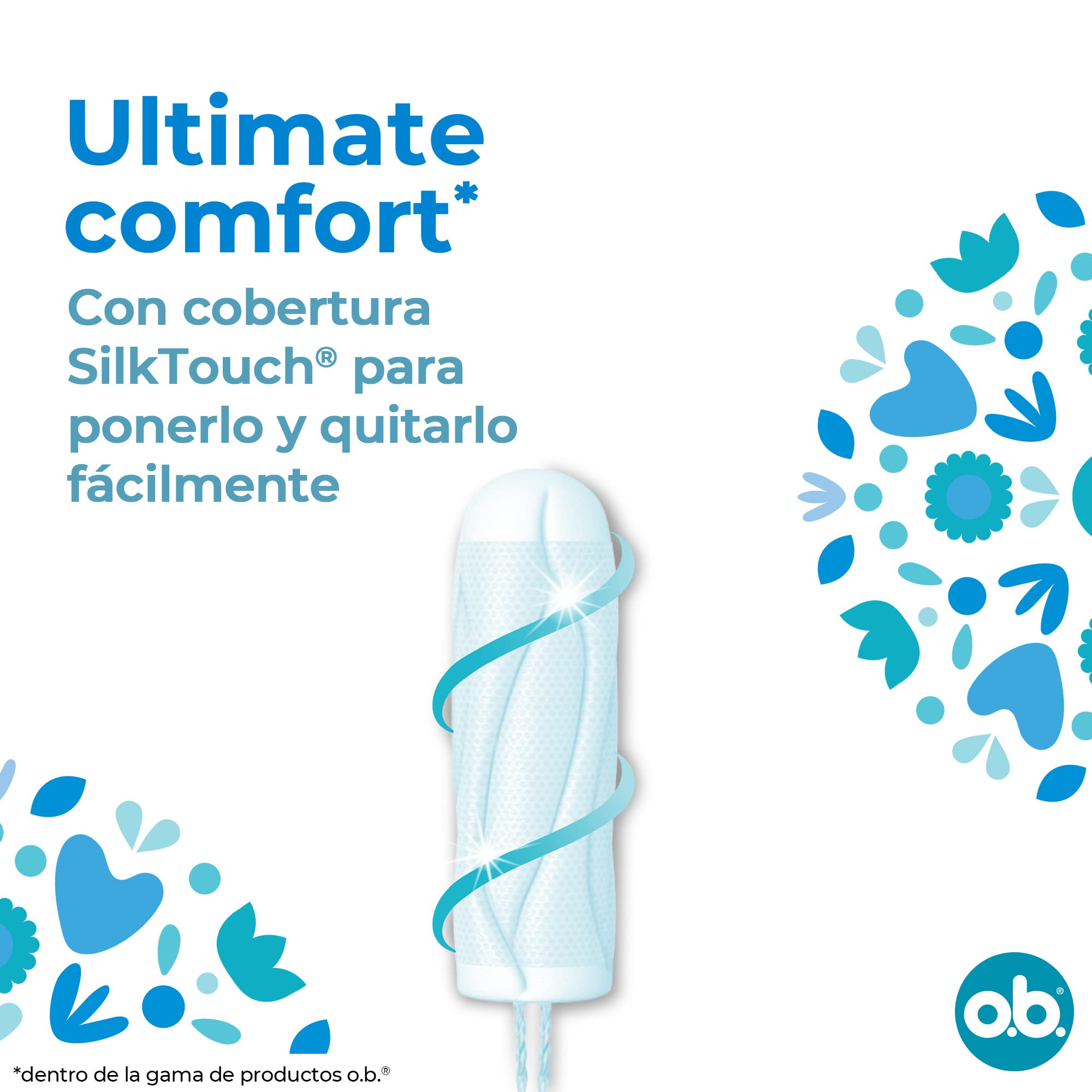 o.b ProComfort Mini a été gynécologiquement testé pour sécurité et fiabilité.