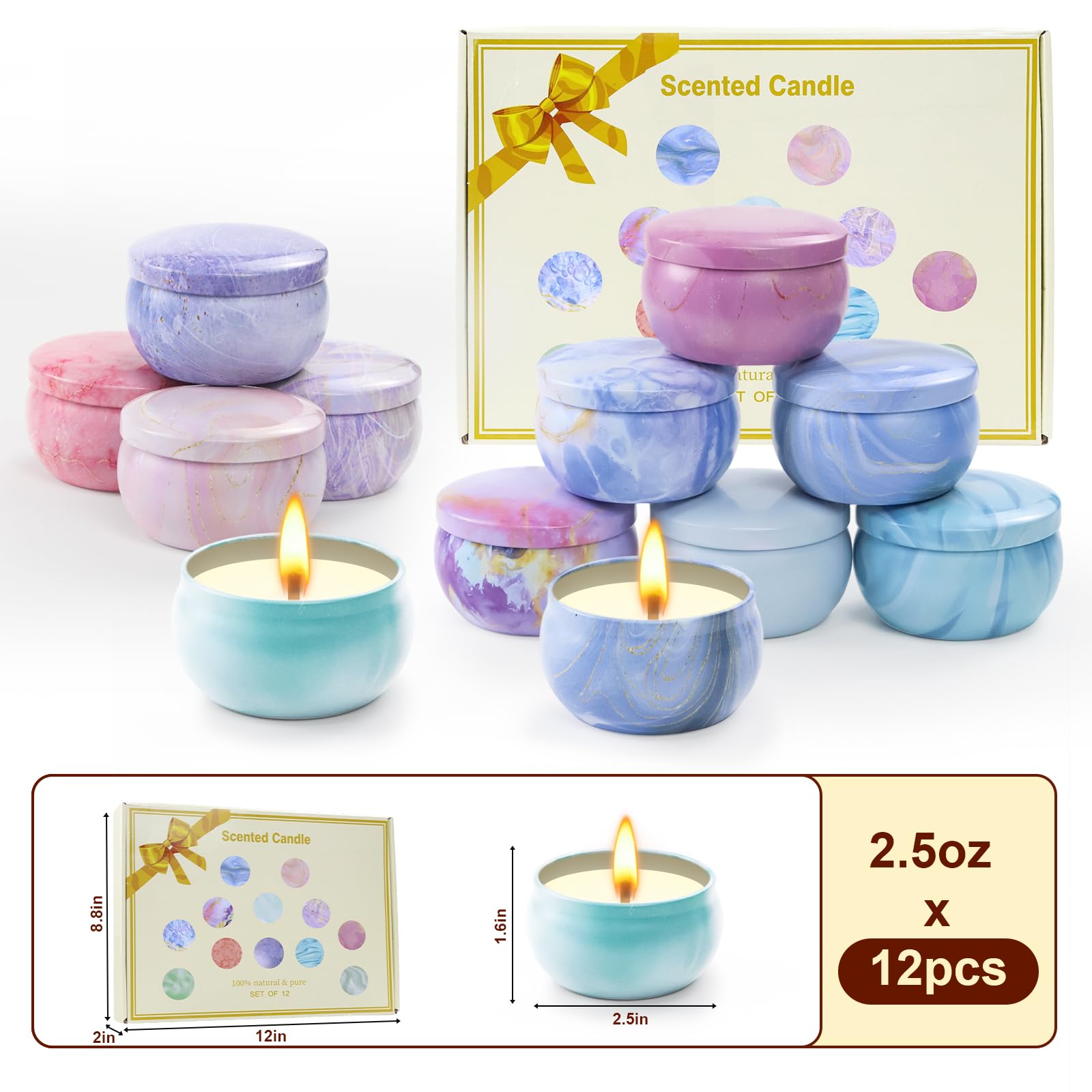 Coffret Obcxin 12 parfums, emballage élégant et cadeau idéal.
