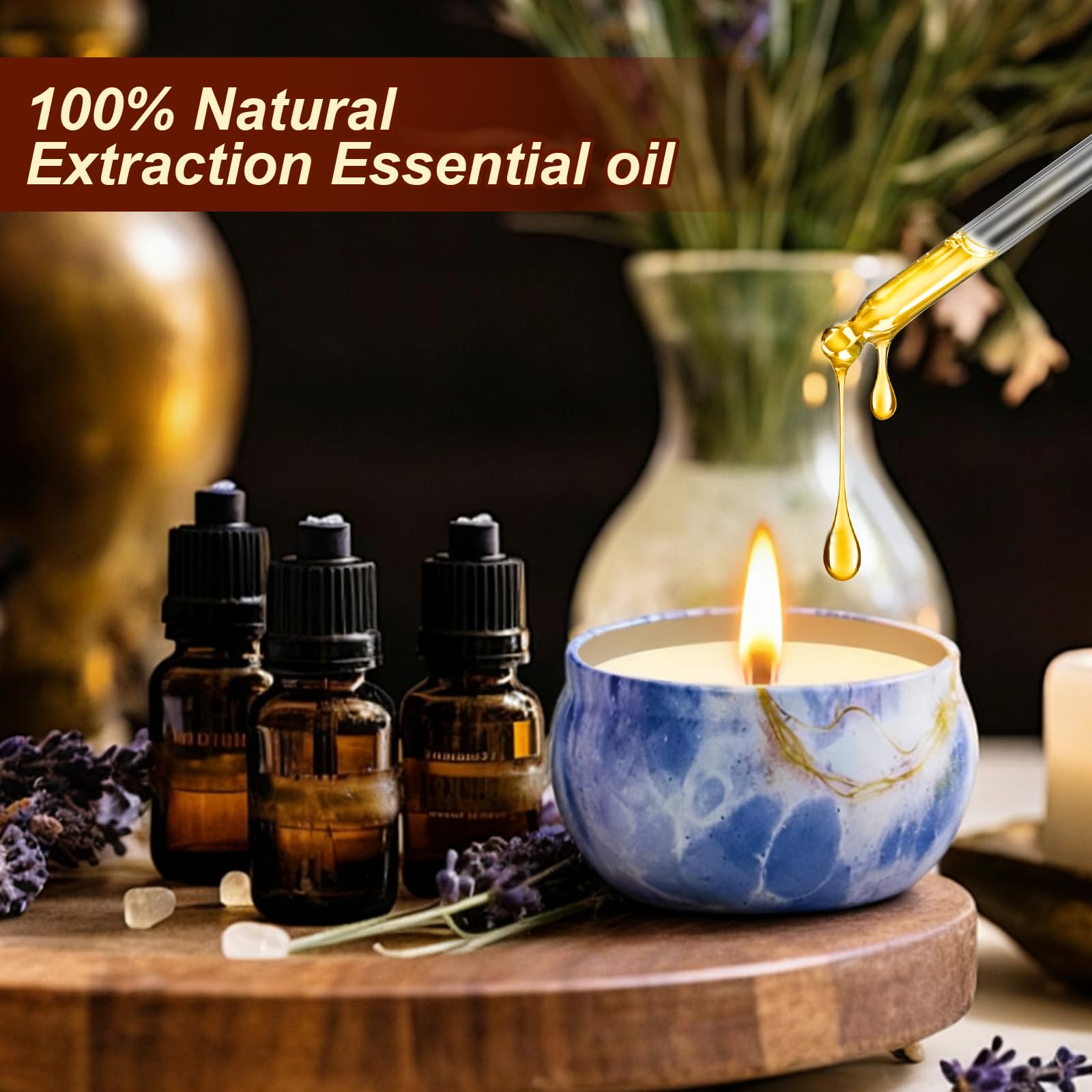 Bougie Obcxin Vanille Creme, chaleur réconfortante et douce.