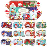 Obcxin Bougies Noël - ensemble 12 pots pour ambiance chaleureuse et durable.