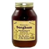 Versement de sorgho Kentucky Oberholtzer's — parfait pour sucrer crêpes et sauces.