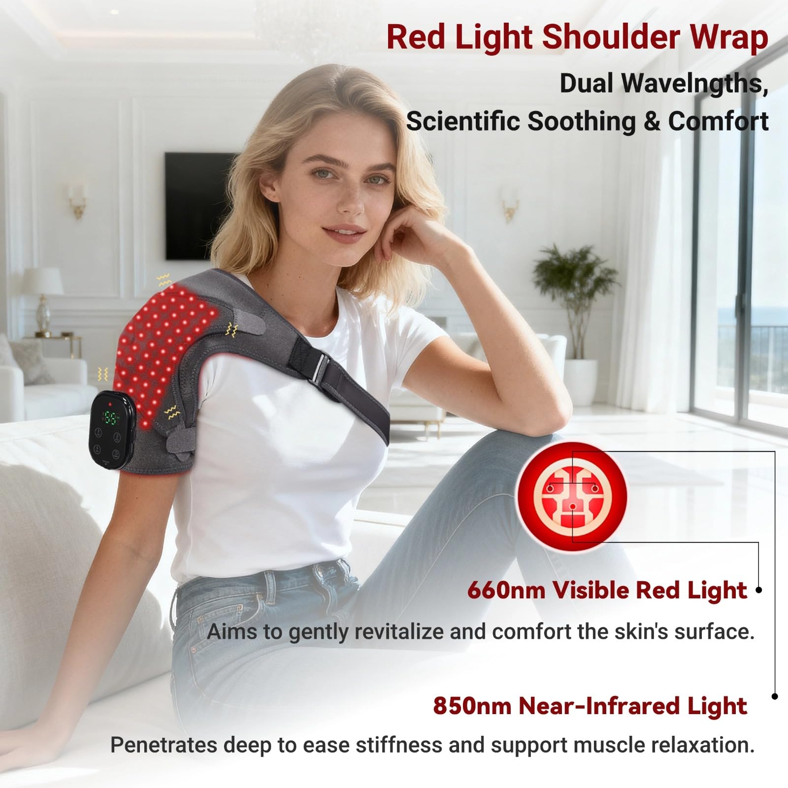 ObigaVc contrôle amovible pour utiliser le massage sans les mains.