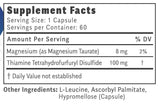 Objective Nutrients Thiamax – gélules miniatures, absorption élevée et ingestion facile.