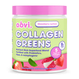 Obvi Collagen Greens dans l'emballage, prêt à intégrer votre routine.